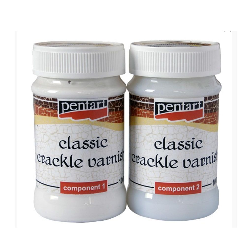 PENTART Vernice craquelé Classic Set, 2 componenti, 100 ml Immagine del prodotto 