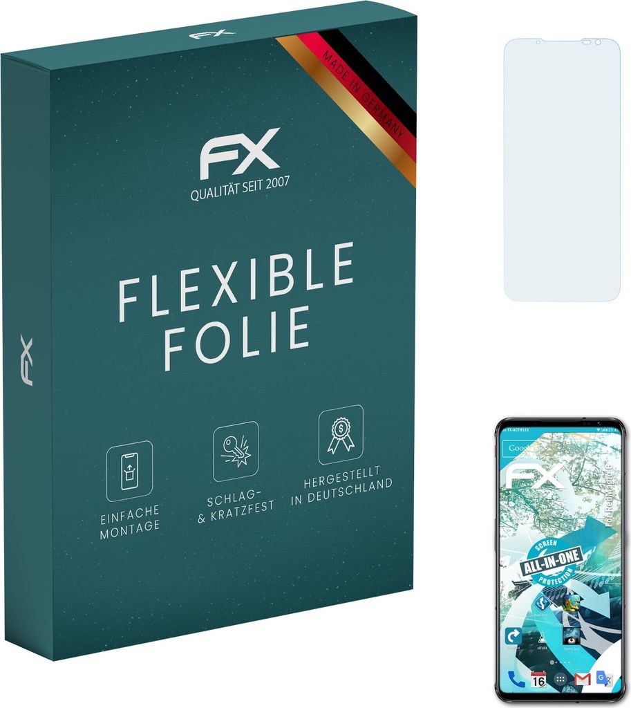 atFoliX FX-ActiFleX 3x Schutzfolie kompatibel mit RedMagic 6 Folie
