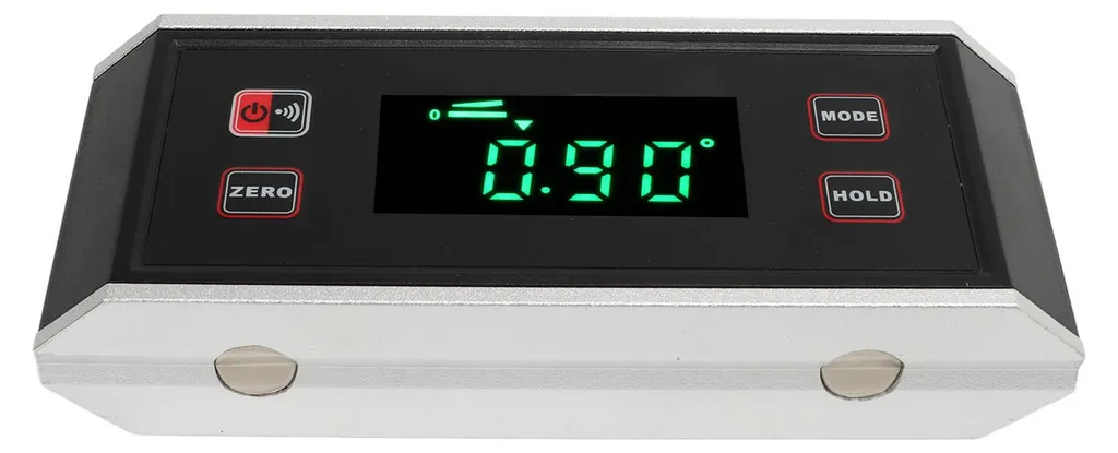 Inclinomètre à écran rétroéclairé et base magnétique, Équerre LCD - 8