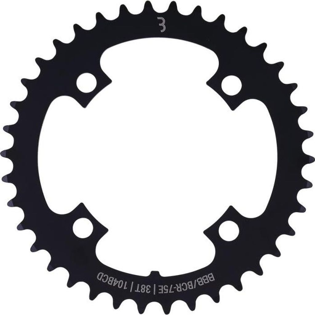 BBB Cycling BBB Chainring E-bikeGear steel 38T 104 Schwarz - robustes E-Bike-...