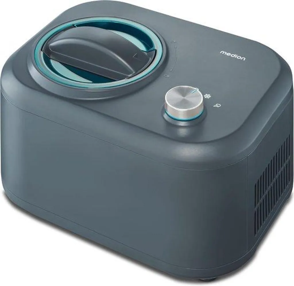 Machine à glace familiale 1L en aluminium - Idéal pour desserts frais