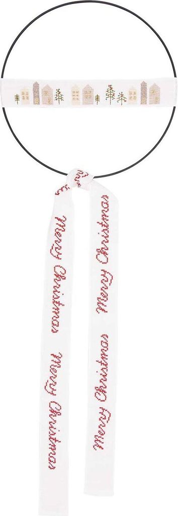 Stickset merry christmas Metallkreis Ø 15 cm
