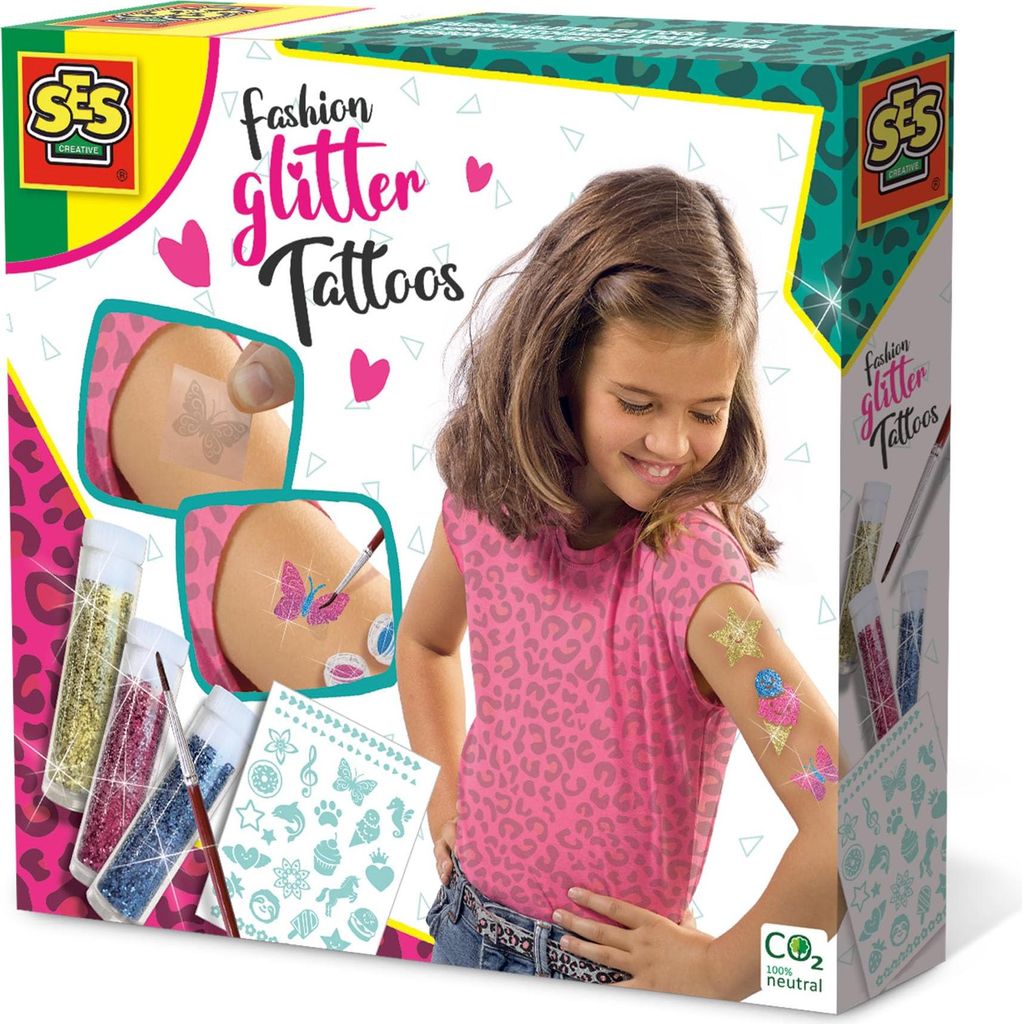 SES Creative Fashion Glitzer-Tattoos Produktbild 