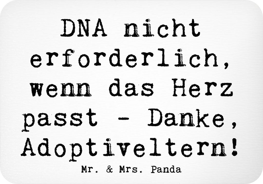 Mr. & Mrs. Panda magnet Spruch Liebe Adoptiveltern - Weiß - Geschenk, whiteboardmagnet, zettelhalter, elterliche, handgemacht, Bindung, Weihnachte...