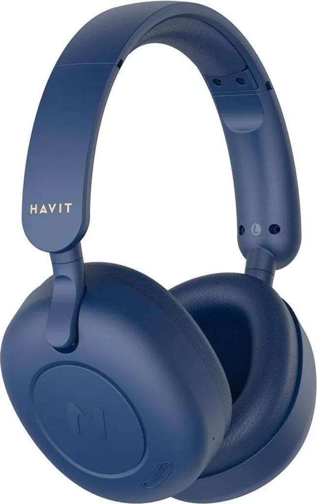 Casque Bluetooth bleu Havit H655BT confortable pour de longues écoutes