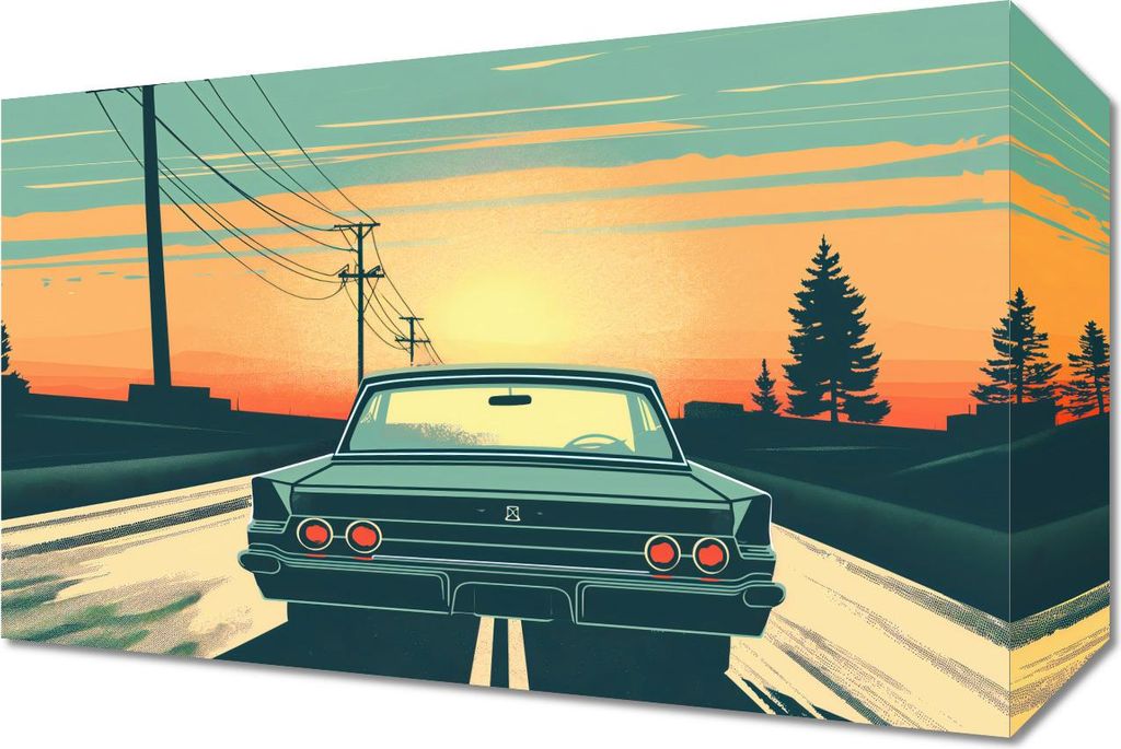 Bild 30x20cm Abenteuer am Horizont