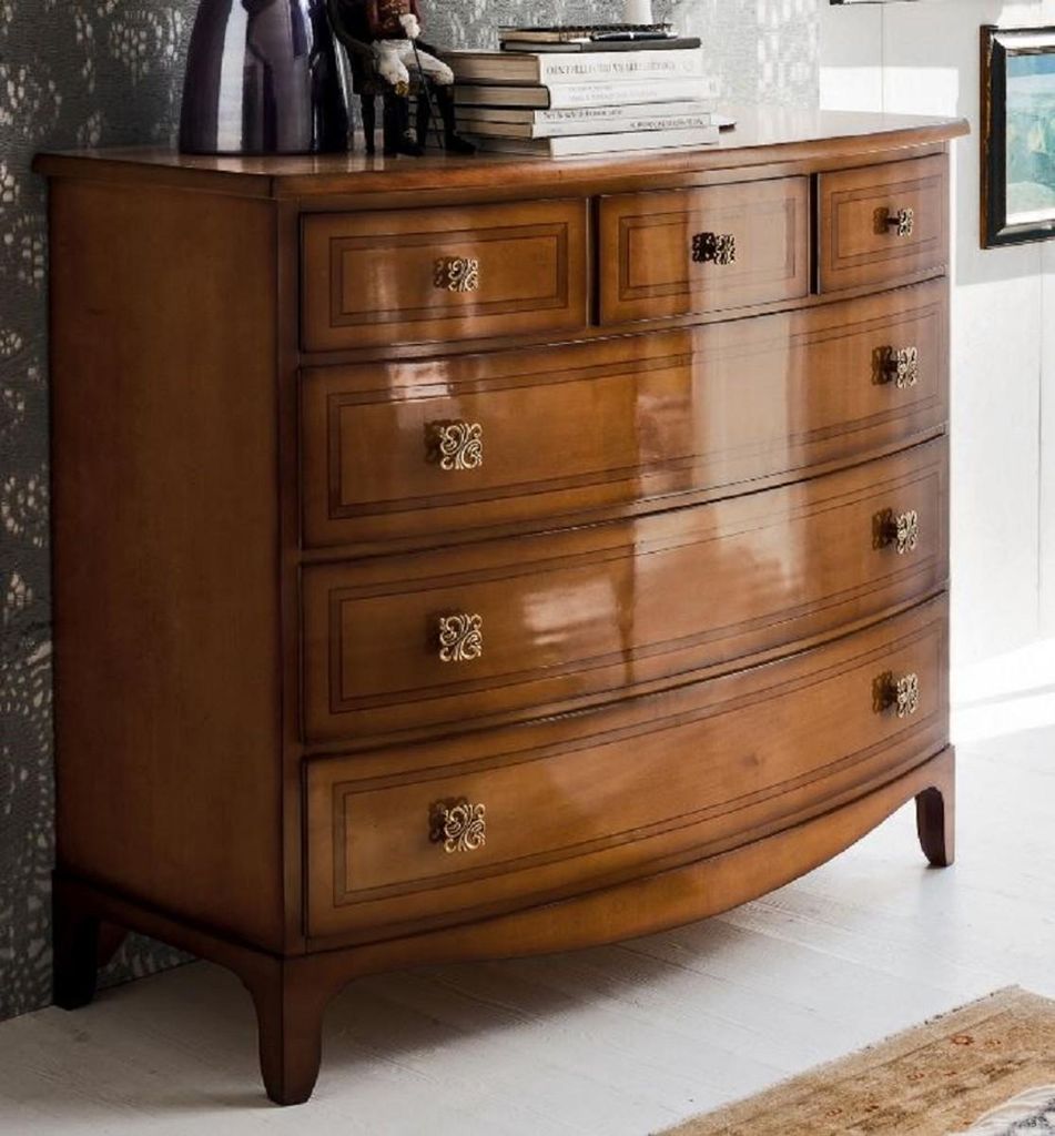 Casa Padrino Luxus Jugendstil Kommode Braun 124 x 58 x H. Produktbild 
