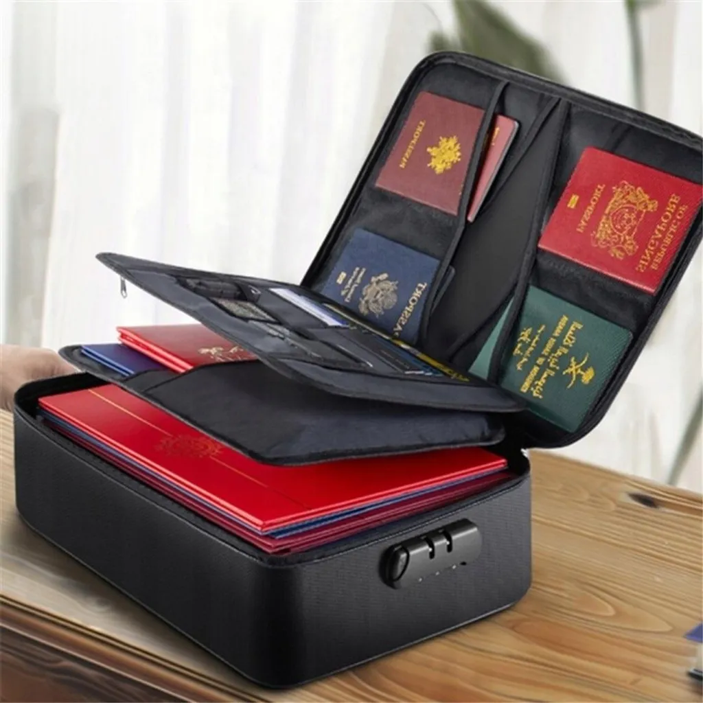 Organiseur de documents étanche à 8 compartiments pour archives A4 - 6