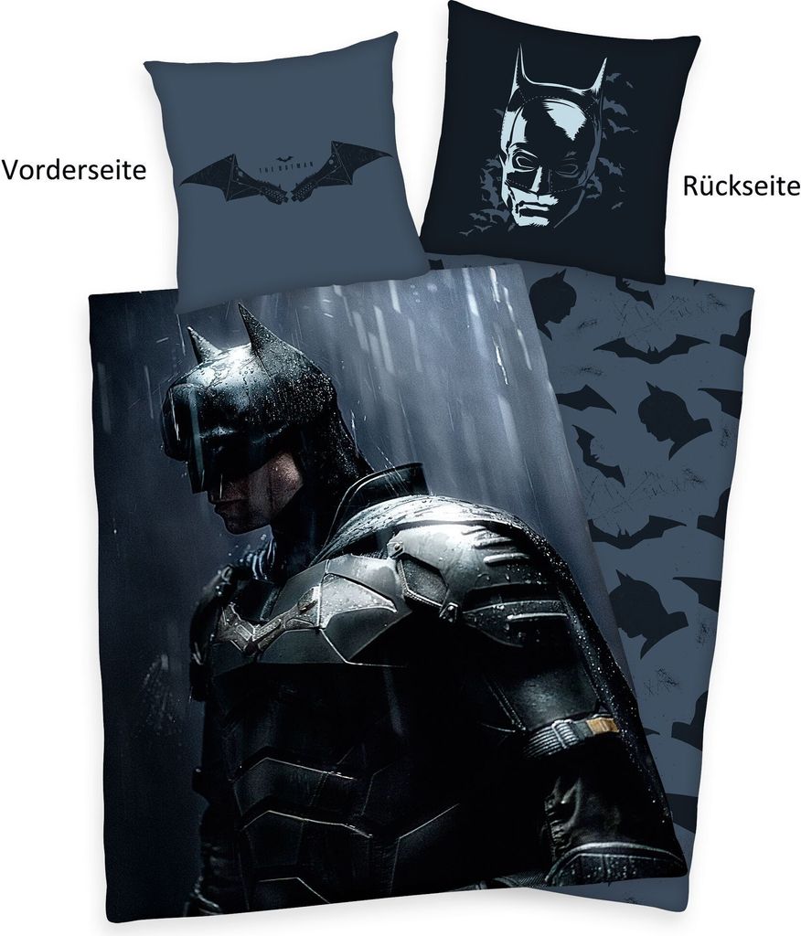Posteľná bielizeň Batman Renforcé - 80 x 80 / 135 x 200 cm Obrázok produktu 4