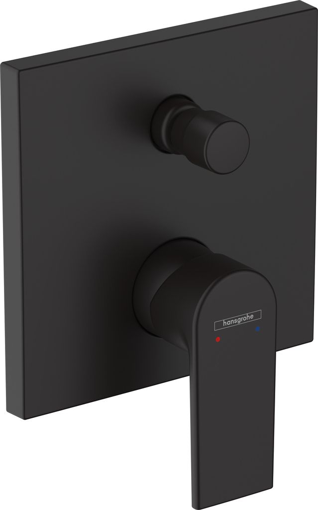 hansgrohe Vernis Shape Einhebel-Wannenarmatur Unterputzmodell mit integrierter Sicherungskombination, 71469670