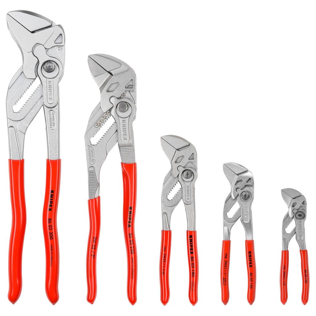 KNIPEX - Set di pinze per scanalature e linguette - 5 pezzi Immagine del prodotto 