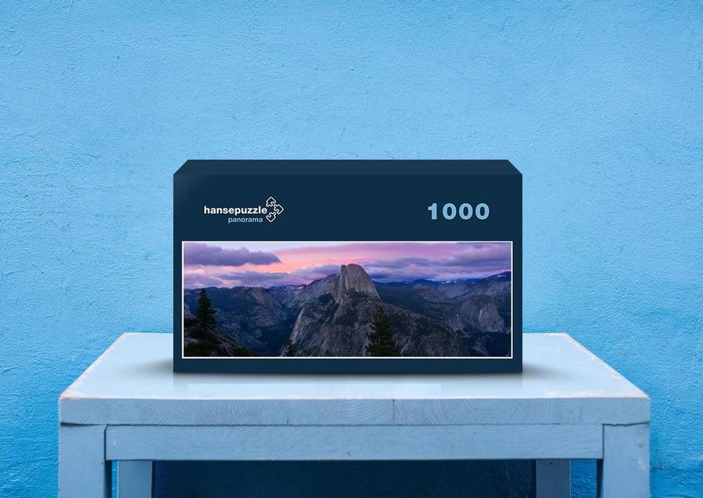 hansepuzzle 30280 - Gebirge Puzzle, 1050 Teile, Natur, 60,0 x 46,0cm mit hochwertiger Aufbewahrung, Kartonbox und wiederverschließbarem Beutel