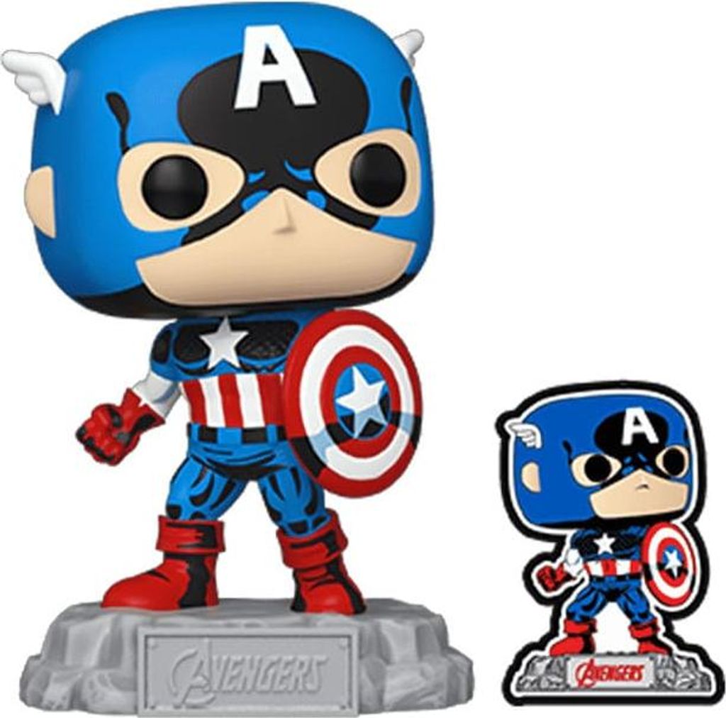 POP Figur Marvel Los Vengadores Avengers Captain America Exklusiv