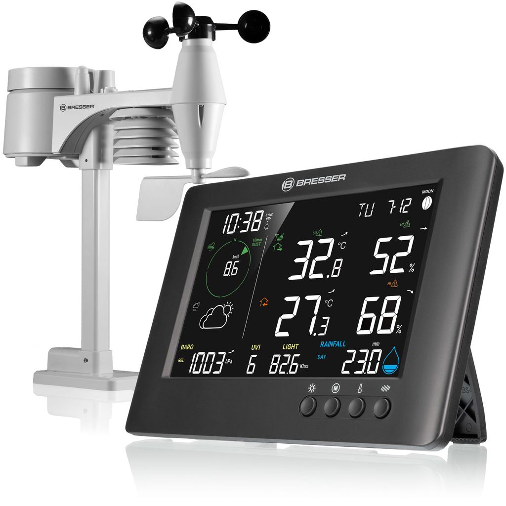 BRESSER 7-in-1 Drahtlose Wetterstation mit WLAN TB-7002582 Produktbild 