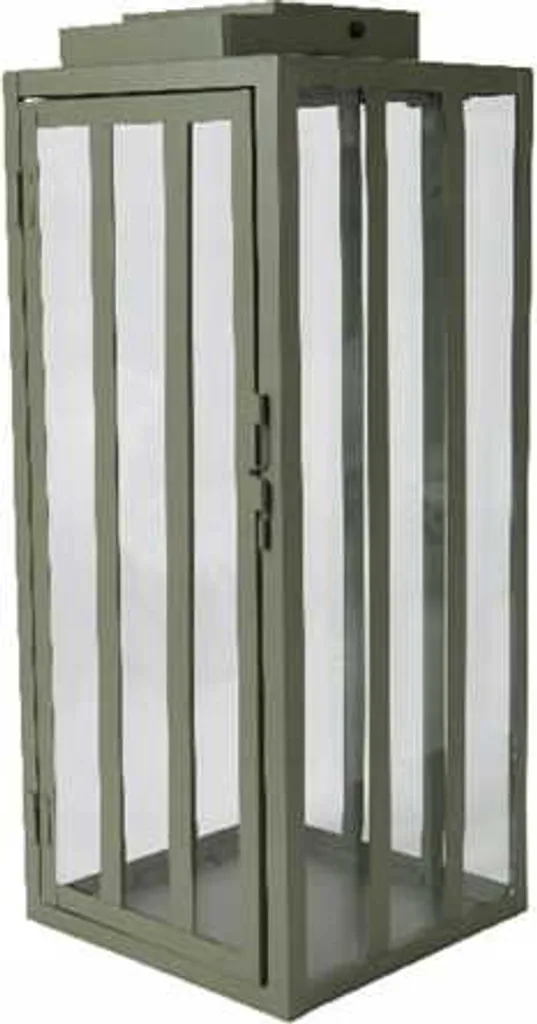 Lanterne métal stable 45cm - Sécurisez vos bougies avec élégance et style