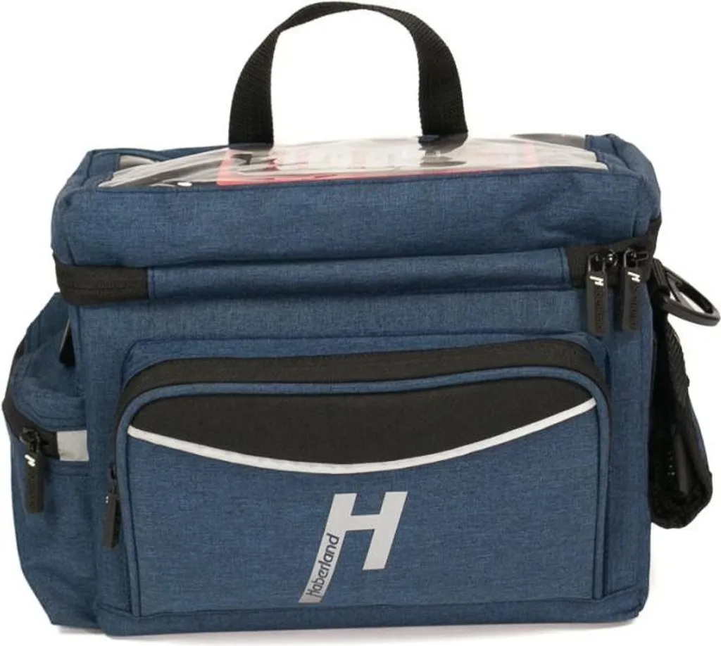 Sacoche vélo guidon 8L Haberland Max Bleu avec système Klickfix intégré