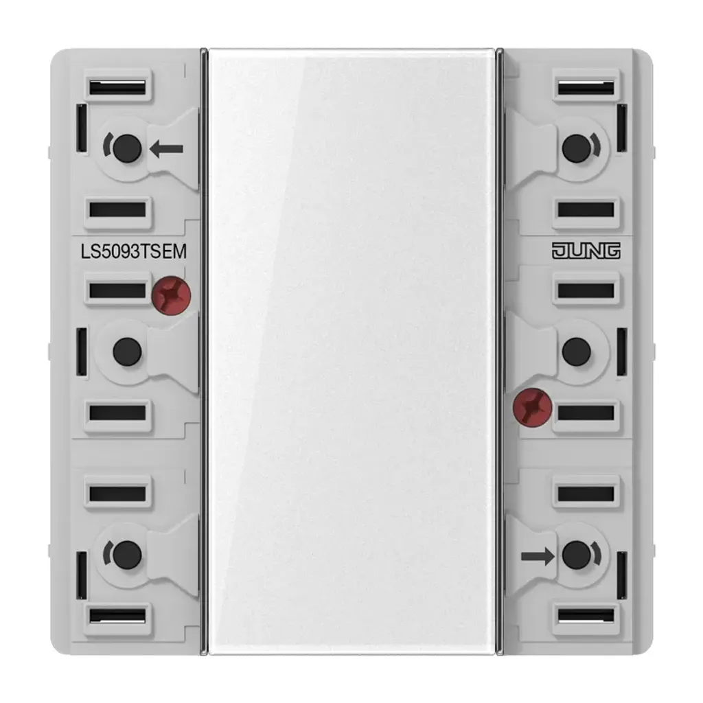 Capteur de contact KNX triple pour bouton-poussoir - Extension universelle