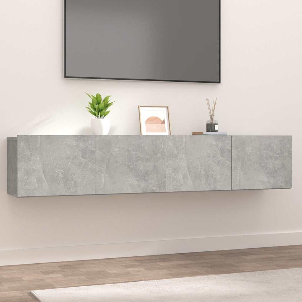 vidaXL TV skrinky 2 ks. Betónová sivá 80x30x30 cm odvodený Obrázok produktu 