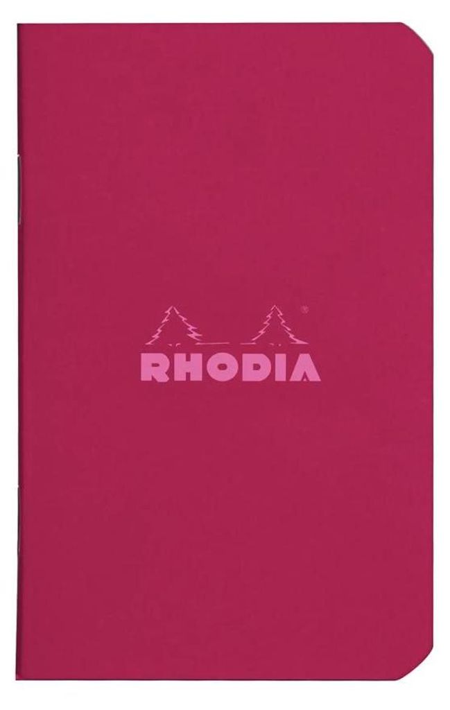 Rhodia 7,5x12cm Pflaume Kar 80 Bl