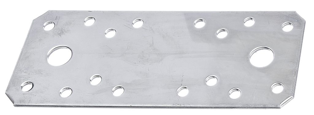 Alberts 851781 Connettore piatto, acciaio inox, 133 x 55 Immagine del prodotto 