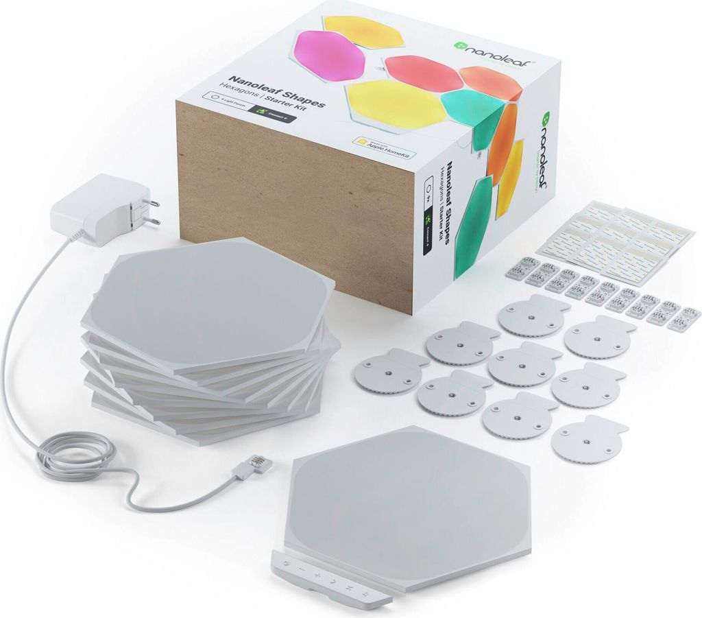 NanoLeaf - Shapes Hexagons Kit (startér+9 panelů) Obrázek produktu 