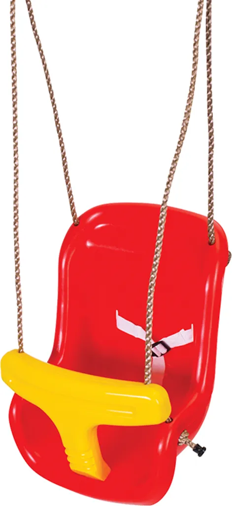 Balançoire enfant pour jardin et portique - Siège plastique amovible
