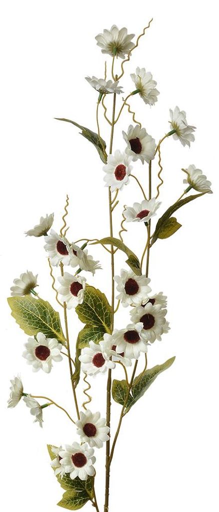 Fiore artificiale Clayre & Eef 107 cm plastica bianca Immagine del prodotto 