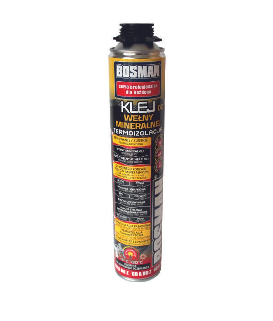 Klej do Wełny Mineralnej Termoizolacja Bosman 750ml Zdjęcie produktu 
