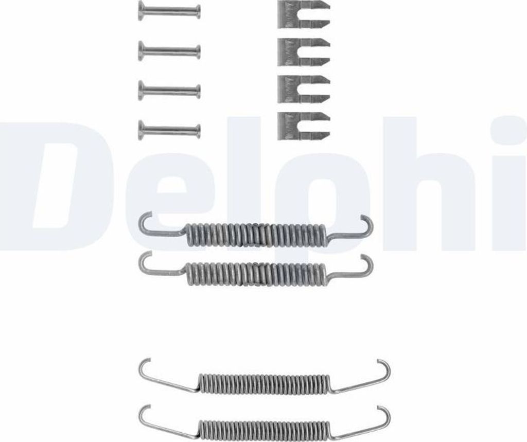 DELPHI Zubehörsatz Bremsbacken LY1037 Hinten für FIAT Panda Schrägheck (141)