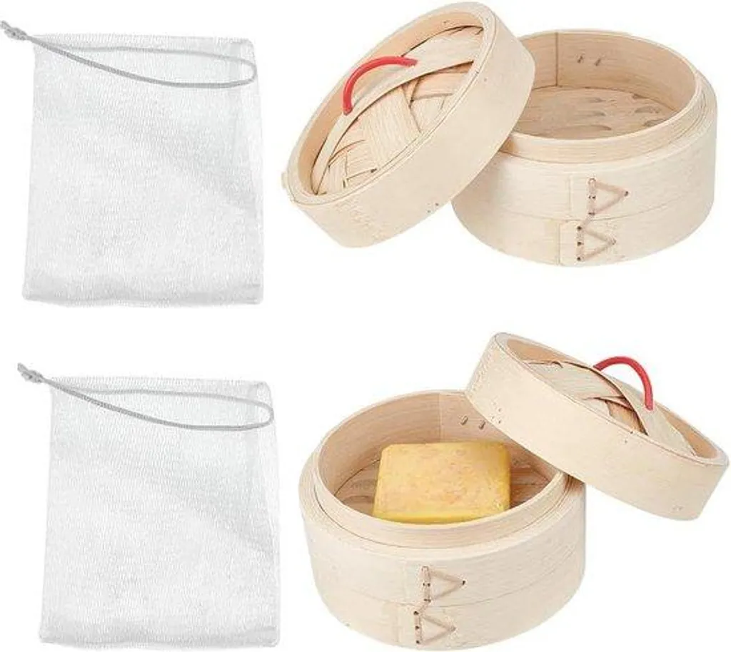 Porte-savon en bois naturel avec couvercle amovible design rustique