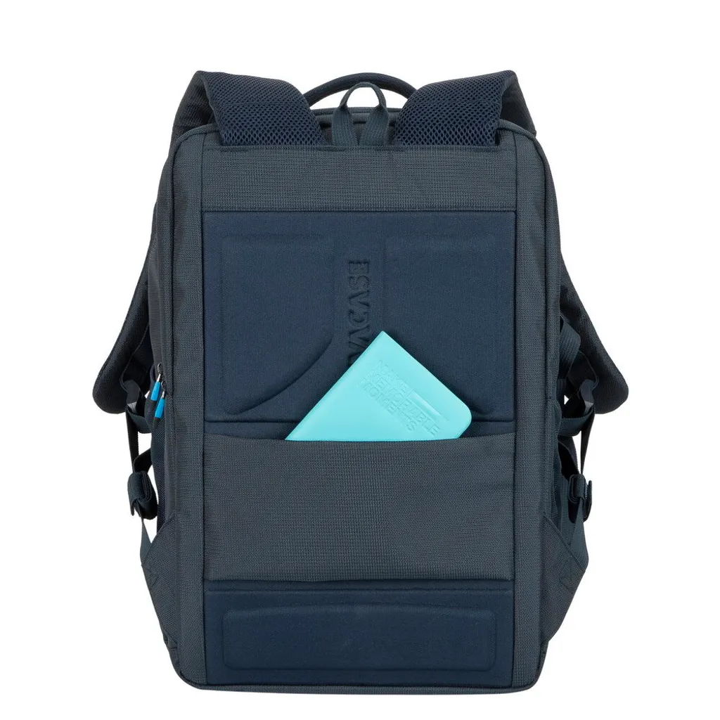 Rivacase 7861 Zaino Antipioggia Gaming 17.3 - Blu Scuro Ergonomico - 20