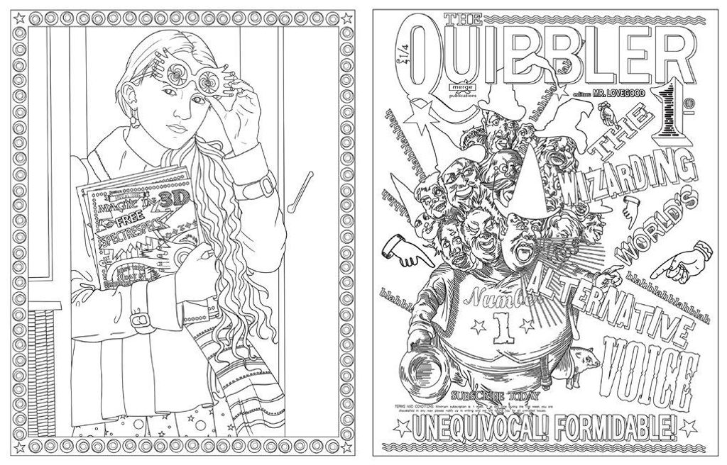 Harry Potter Magical Artefacts Colouring Book 4