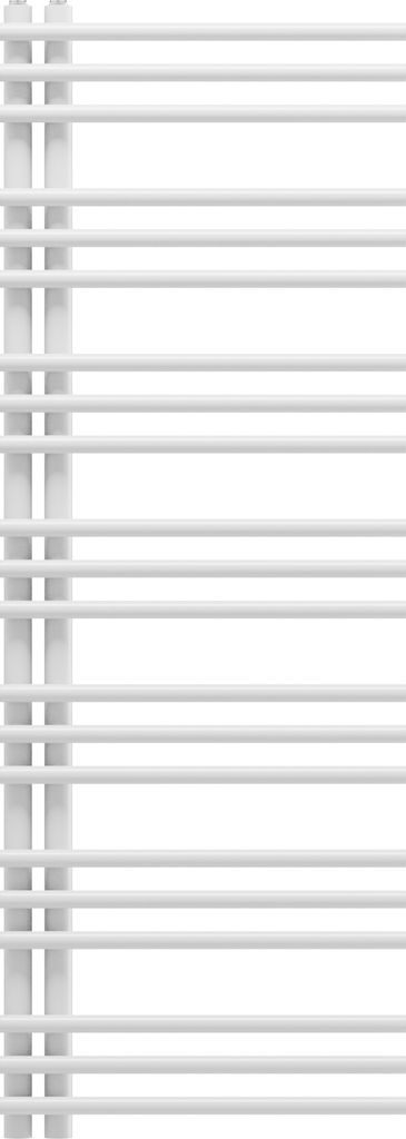Granitan | Badheizkörper MILO - 140x50 cm - Weiß - Modernes Design - Platzsparend und Praktisch