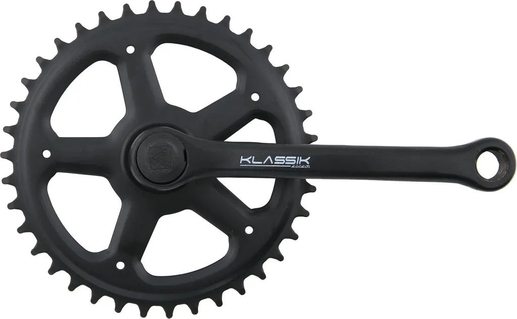 Pédalier Acier Noir 4-Pans 38 Dents 150mm : Réparez Votre Transmission