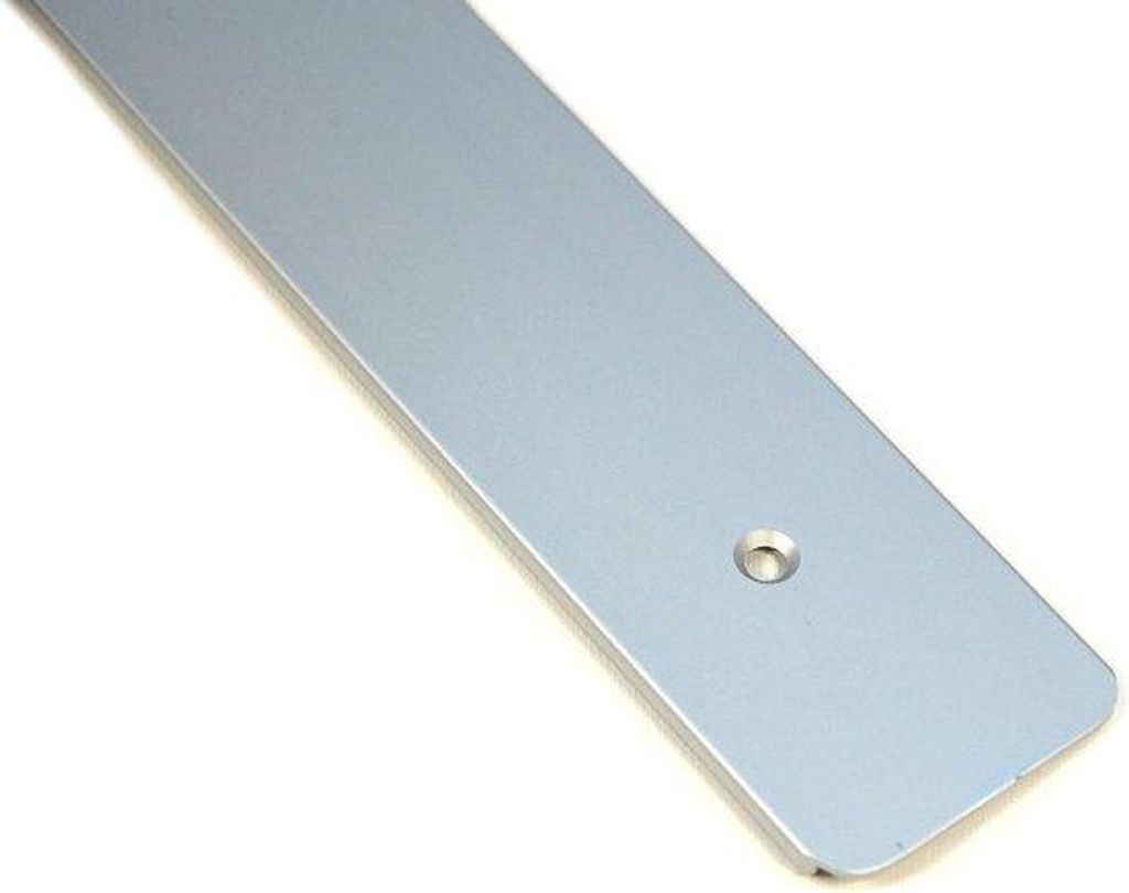 Aluminium Werkblad für die Küche - Profil - 38 mm Höhe - mit Gewindebohrungen