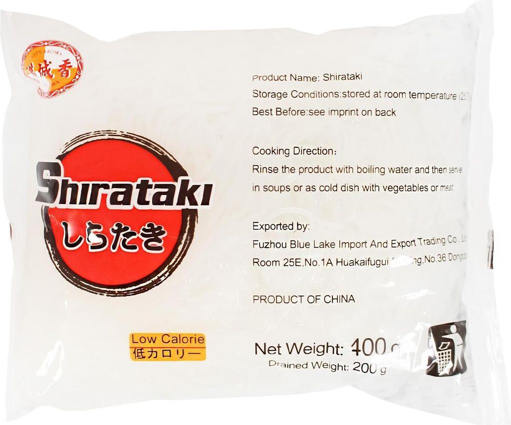 City Aroma Shirataki Konjak Nudeln dünn 200g Produktbild 