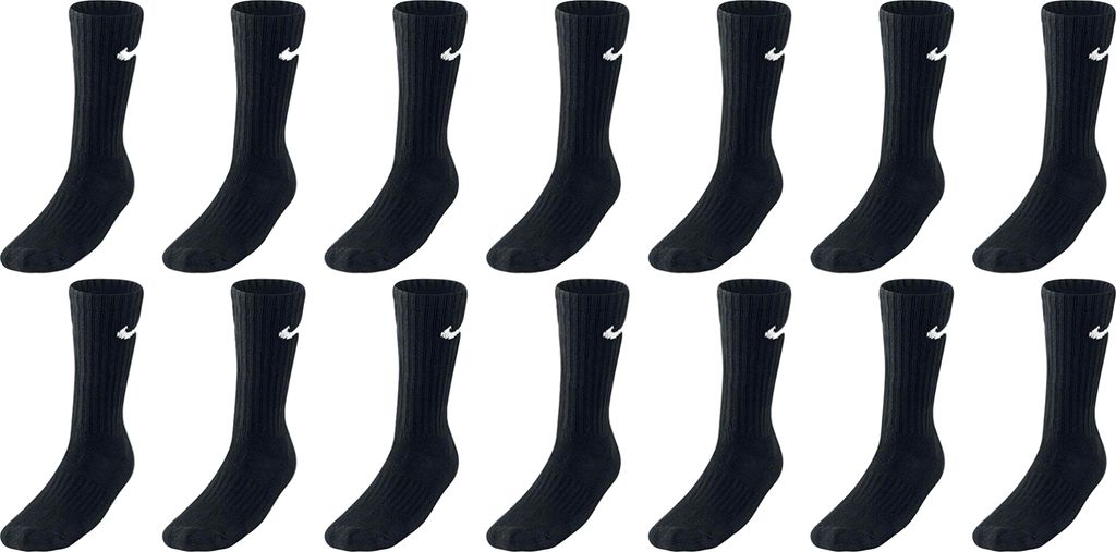 Nike Socken 14 Paar Herren Damen Sparset Tennissocken Sportsocken Laufsocken Paket Bundle