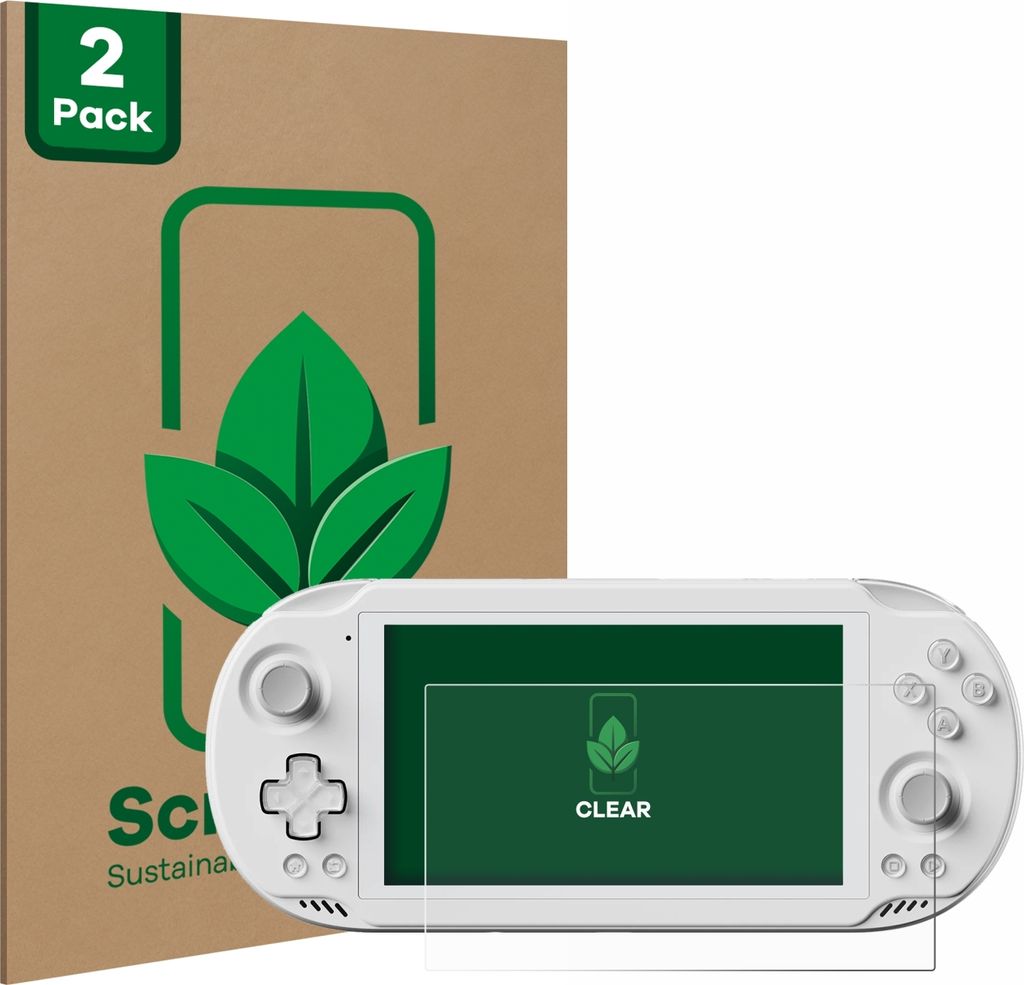 2x ScreenLeaf Schutzfolie für AYN Odin 2 Mini nachhaltiger Displayschutz Display Schutz Folie Klar Transparent