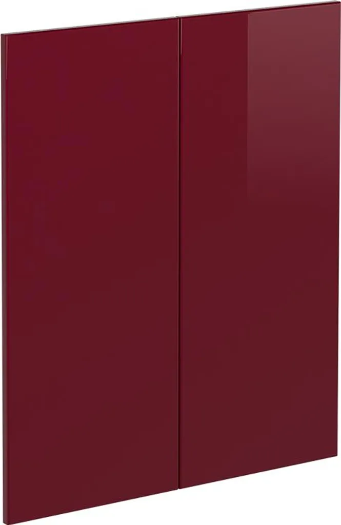 Remplacer façade cuisine abîmée - Porte Rouge brillant Vicco 59x71 cm