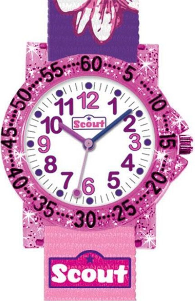 A close-up studio shot of a child's watch.
