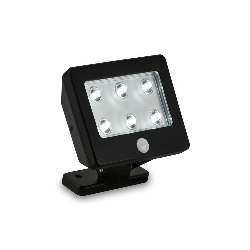 Luce LED Esterno Briloner Nera con Sensore Movimento IP54