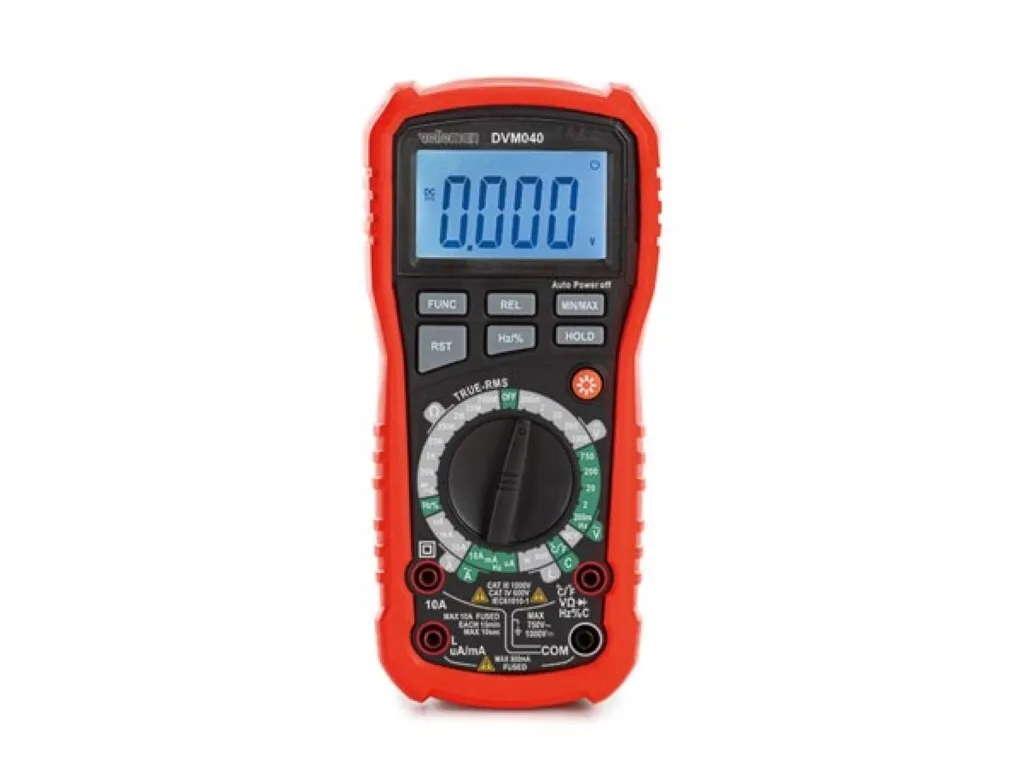 Multimètre Antichoc Haute Tension 1000V à Valeur Efficace Vraie TRMS