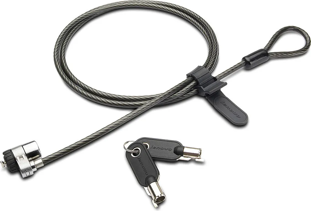 Câble Antivol pour Ordinateur Portable Lenovo MicroSaver Noir 1,8 m