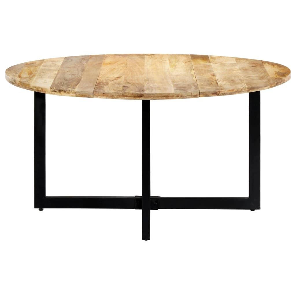 vidaXL Table de salle à manger 150 x 73 cm en bois massif Image du produit 
