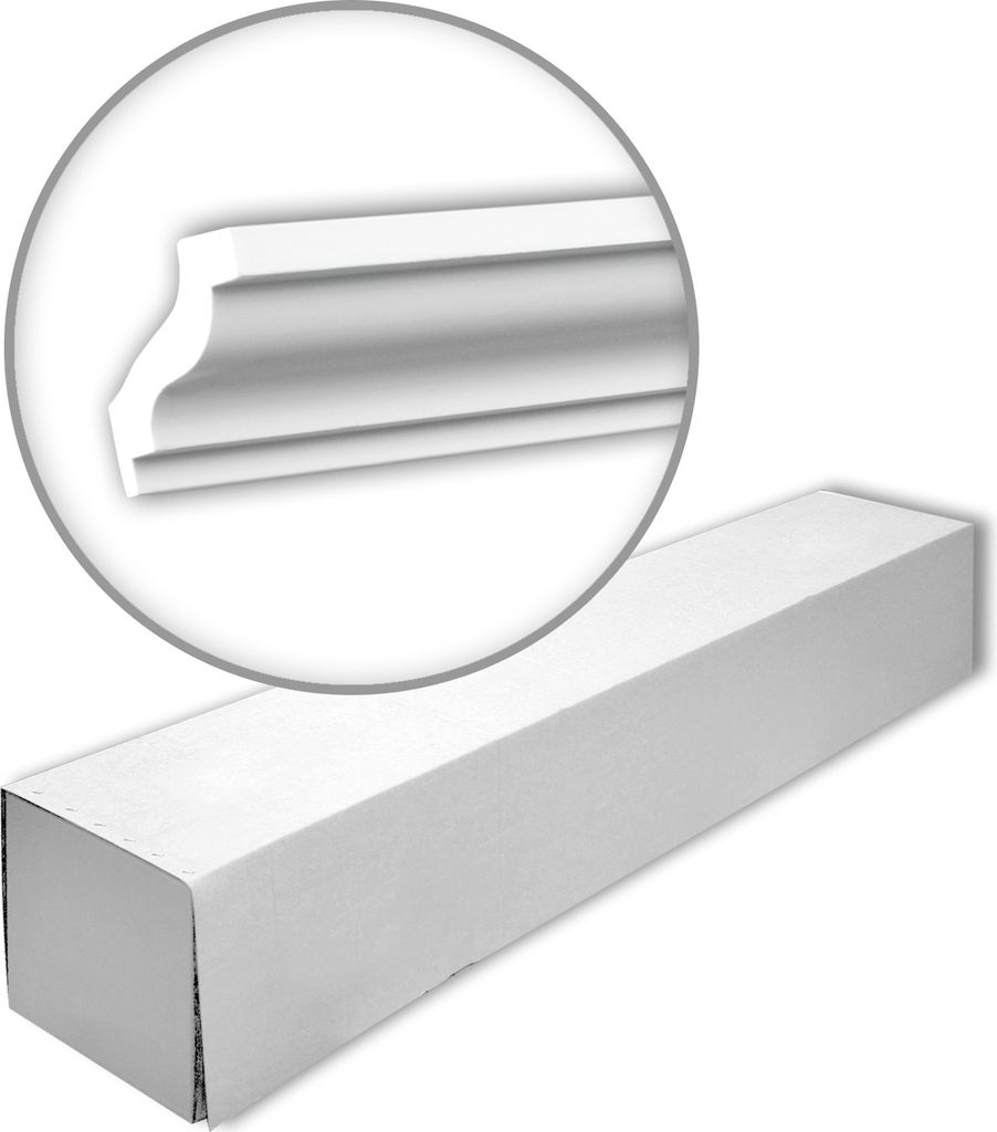 Profhome 150103 Eckleisten 1 Karton SET mit 28 Zierleisten | 56 m