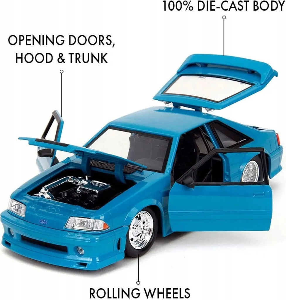 Maquette Ford Mustang GT Fast & Furious 1:24 Jada pour Idée Cadeau Fan - 8