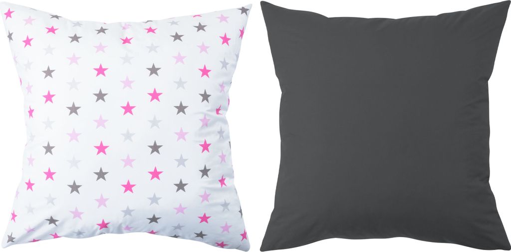 Amilian 2er Set, 80x80 cm 20x20 inch; Dekoratives Kissen, Dekokissen mit Füllung mit Kissenbezug; Sofakissen für Wohnzimmer Kinder Deko