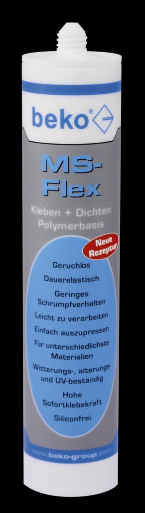 beko MS Flex – Elastischer MS-Polymer Kleb- & Dichtstoff für Bau & Montage Transparent