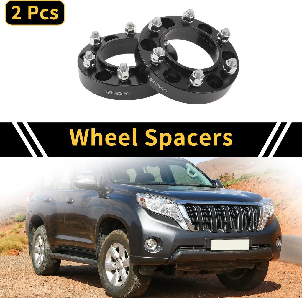 Élargisseurs de Voie Hubcentric 6x139.7 M12x1.5 pour Toyota Fortuner 2Pcs