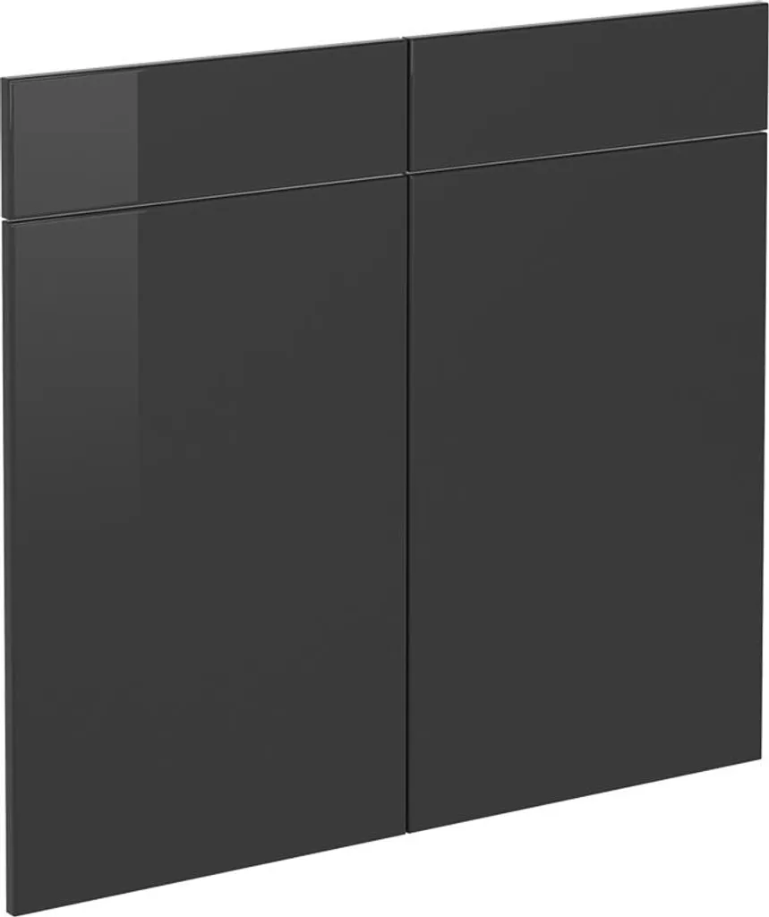 Façade cuisine Vicco R-Line anthracite anti-trace pour meuble de tiroir